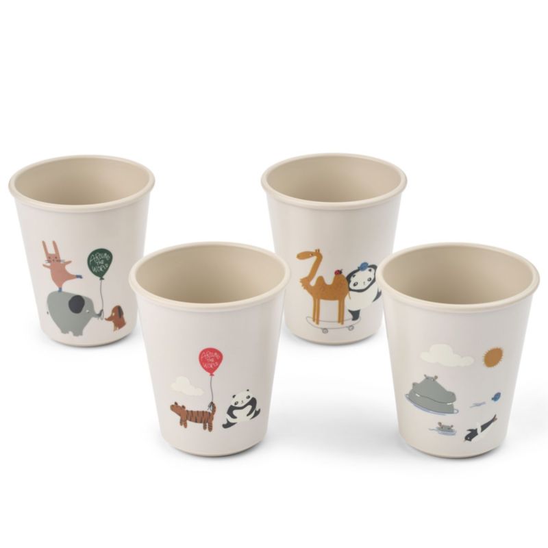 Lot de 4 gobelets Lana Around the world Liewood Produit 3