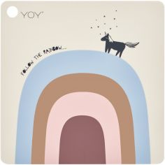 Set de table en silicone Follow The Rainbow - OYOY Mini