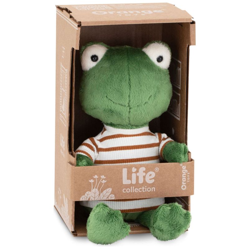 Grenouille Ozzy (20 cm assis) Orange Toys Packaging 6