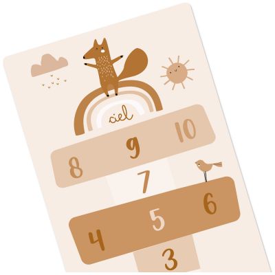 Tapis de jeu Marelle Edgar le renard