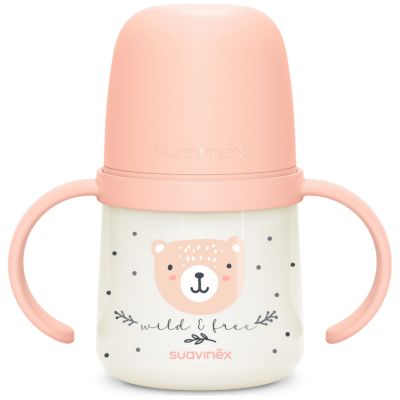 Biberon d'apprentissage Wild&Free Night and Day Rose (150Ml) Suavinex