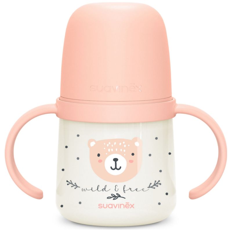 Biberon d'apprentissage Wild&Free Night and Day Rose (150Ml) Suavinex Produit 1