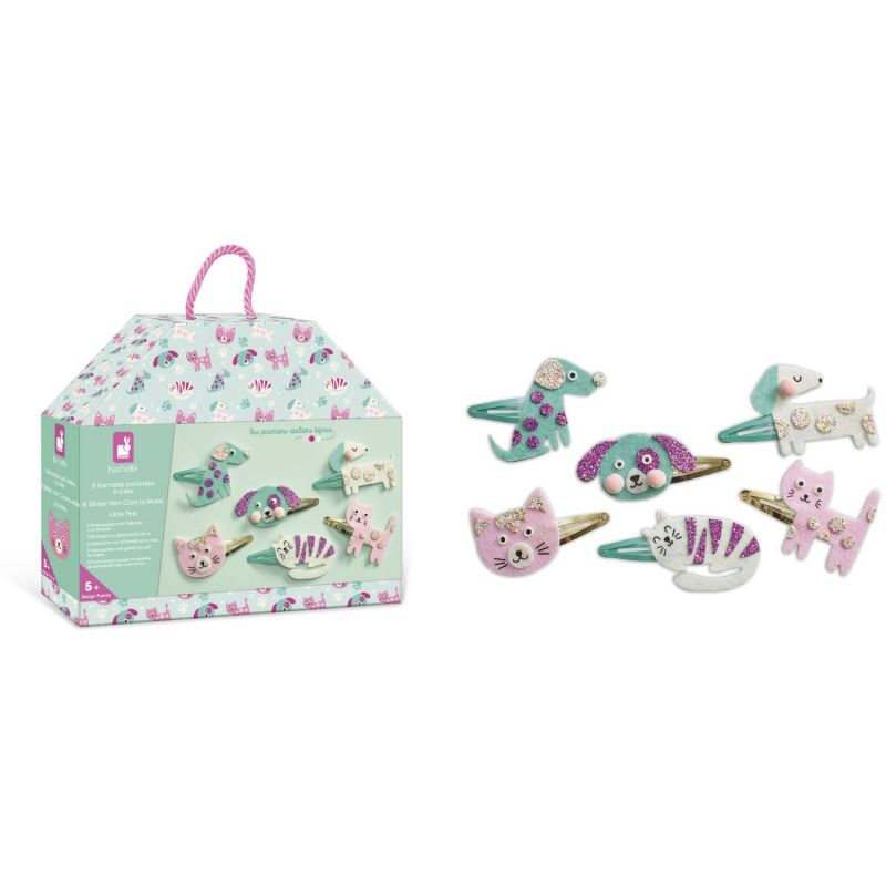 Barrettes à créer Little Pets Janod Packaging 9