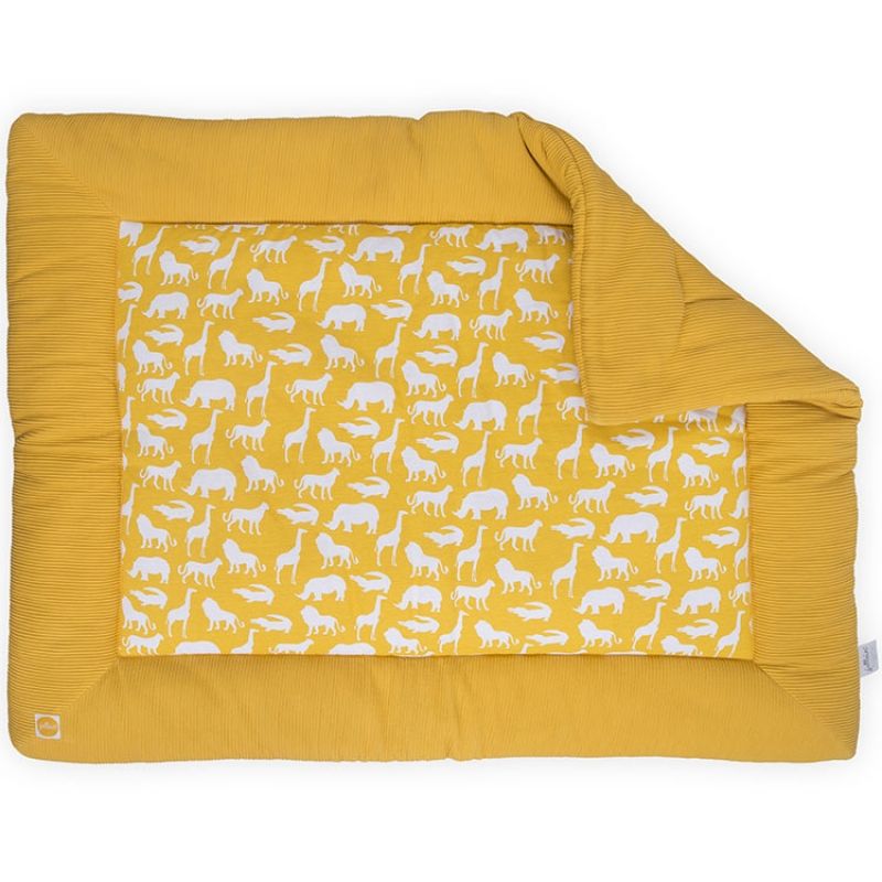 Tapis de jeu Safari jaune (80 x 100 cm) Jollein