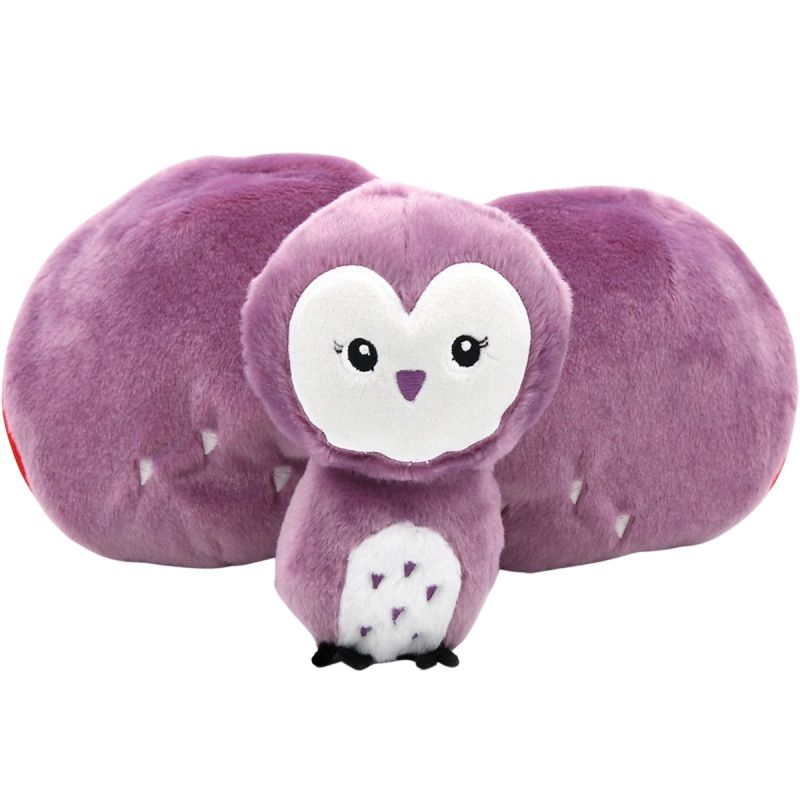 Peluche Les Flipetz Violet la chouette-fraise Les Déglingos Produit 5