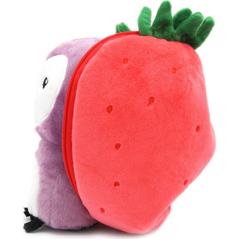 Peluche Les Flipetz Violet la chouette-fraise Les Déglingos Produit 6