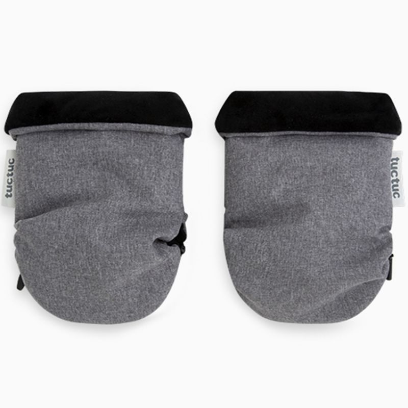 Moufles pour poussette Basic grises Tuc Tuc