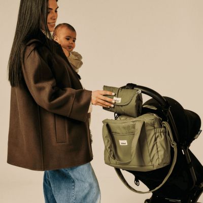 Sac à langer Middle Kaki BEBEL