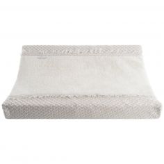 Housse de matelas à langer Happiness Urban Taupe-Ecru (45 x 70 cm) - Baby's Only