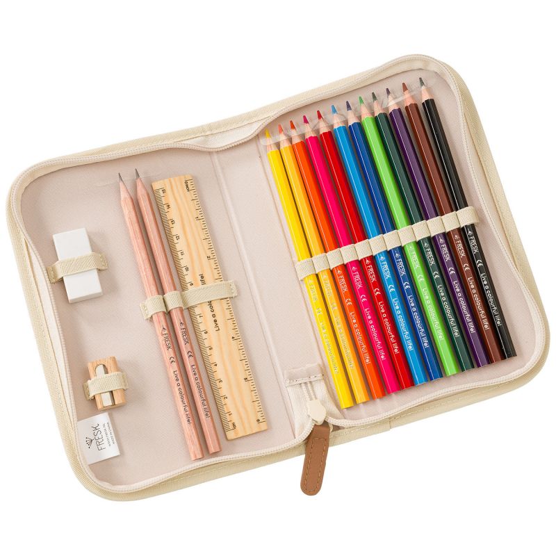 Pochette de crayons Rabbit sandshell Fresk Produit 2