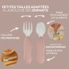 Lot de 2 précouverts inox Barbe à papa Béaba Ambiance 8