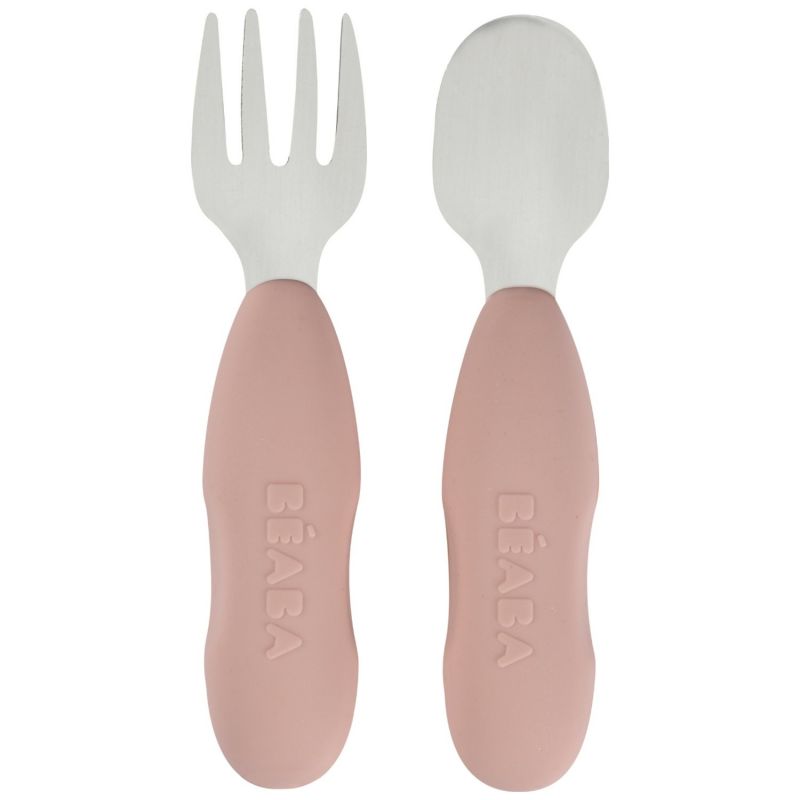 Lot de 2 précouverts inox Barbe à papa Béaba Produit 1