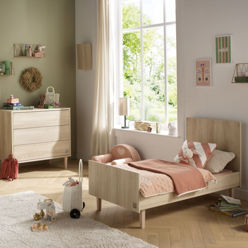 Pack lit évolutif, commode et plan à langer offert Paloma (70 x 140 cm) Sauthon mobilier Ambiance 8