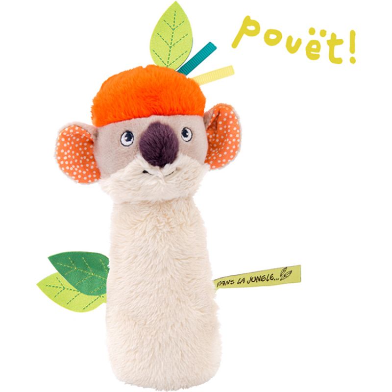 Hochet pouët Koco le koala Dans la Jungle (16,5 cm) Moulin Roty
