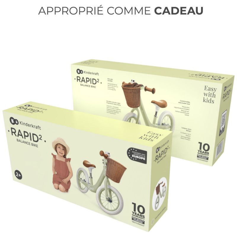 Draisienne Rapid 2 Savannah Green Kinderkraft Packaging 8