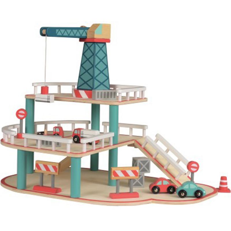 Garage en bois avec grue Egmont Toys