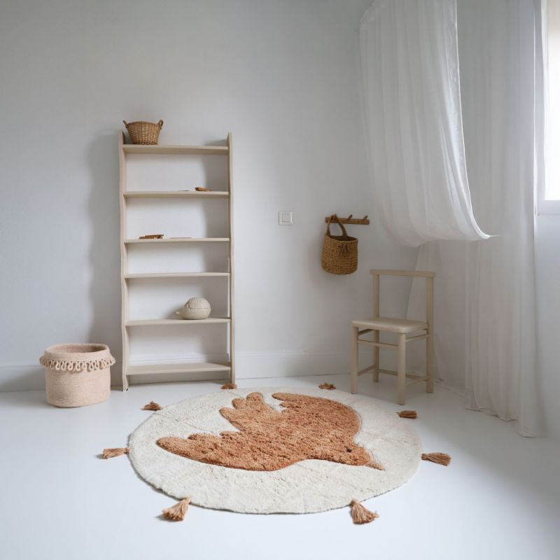 Tapis rond Bohbird Toast (110 cm) Nattiot Ambiance 7