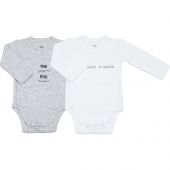 Lot de 2 bodies Mini Maxi (1 mois)