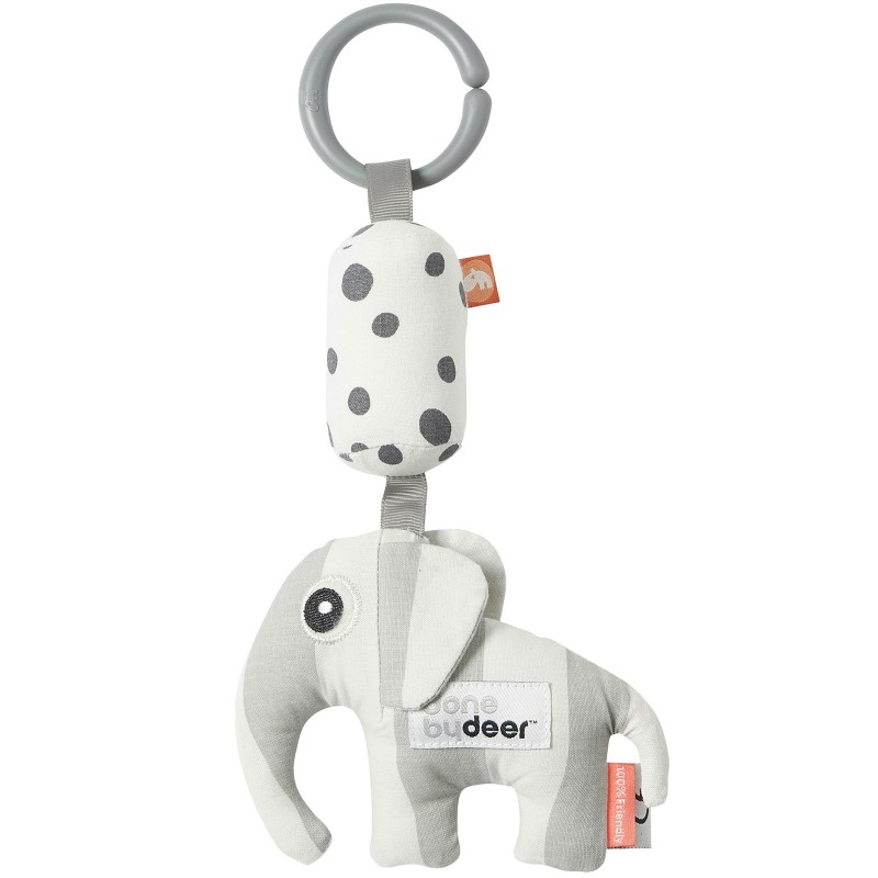 Jouet d'éveil à suspendre Elphee l'éléphant gris Done by Deer