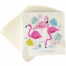 Serviette en papier Flamingo Bay (20 pièces)  par REX