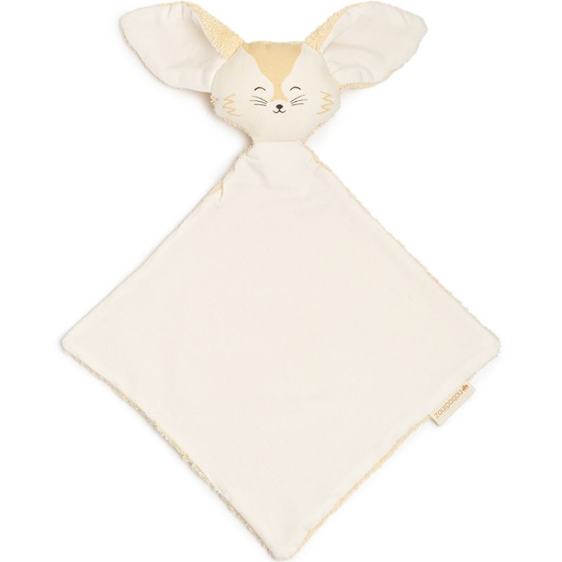 Doudou plat Fennec vanille Nobodinoz