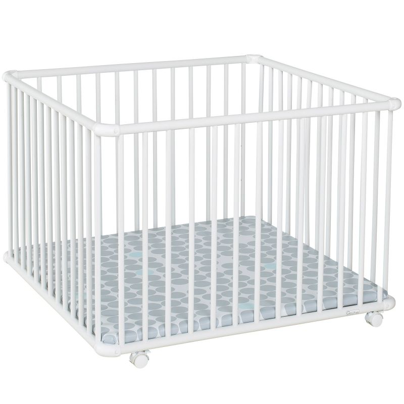 Parc Belami Plus réglable hêtre blanc Pois (97 x 97 cm) Geuther