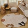 Tapis rond lavable Dogs (140 cm) Lorena Canals Ambiance 2