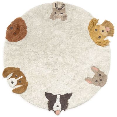 Tapis rond lavable Dogs (140 cm) Lorena Canals