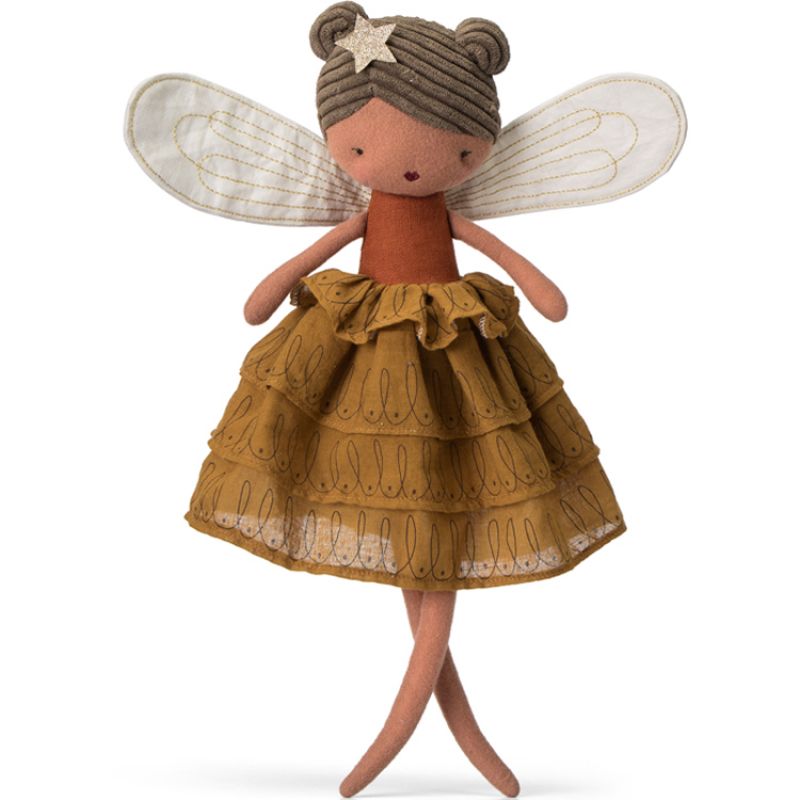 Poupée souple fée Felicity avec robe camel (35 cm) Picca Loulou