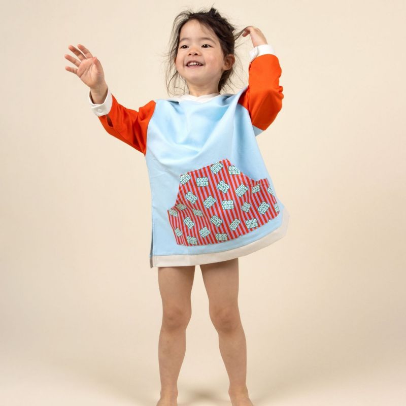 Poncho de plage Good Vibes (2-4 ans) KI et LA Ambiance 2