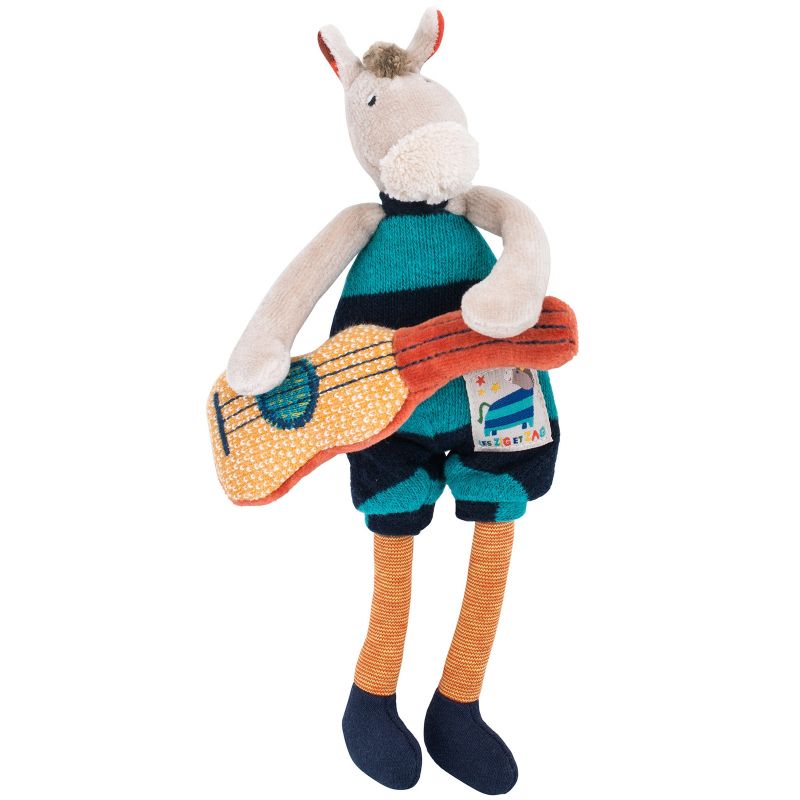 Mini cheval hochet Les Zig et Zag (23 cm) Moulin Roty