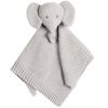 Doudou plat en tricot Tembo l'éléphant gris  par Nattou