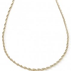 Chaîne torsadée argenté et jaune 42 cm (argent) - Baby bijoux