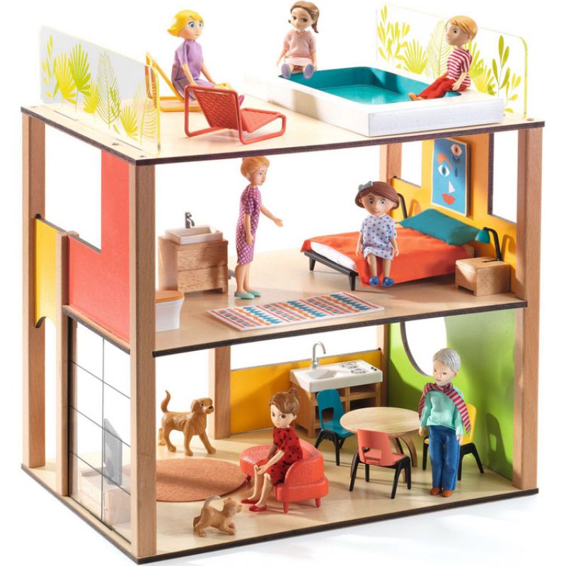 Maison pour figurines Cityhouse Djeco