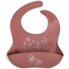 Bavoir silicone imprimé Fleurs d'automne Filibabba Produit 1