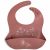 Variation Marron du produit Bavoir silicone imprimé Fleurs d'automne de la marque Filibabba