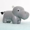 Hochet Sam l'hippopotame Tiny Friends (14 x 5,5 cm)  par Little Big Friends