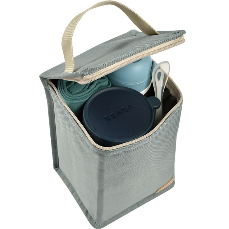 Sac isotherme vert sauge (4,5 L) Béaba Produit ouvert 3