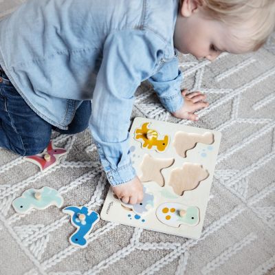 Puzzle à encastrer Dinos (7 pièces)