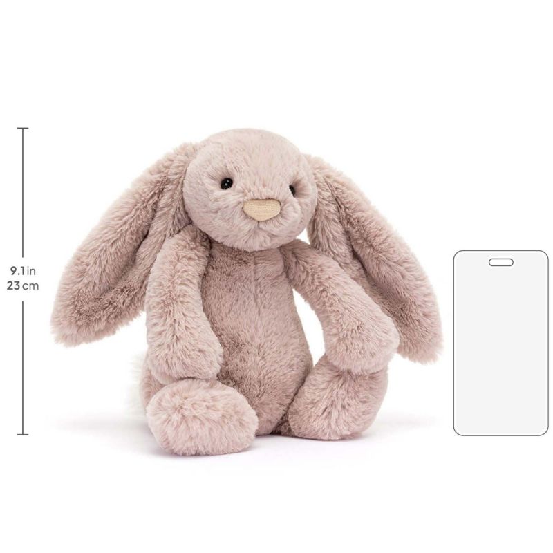 Peluche Bashful Luxe Lapin Rose (31 cm) Jellycat Produit 5