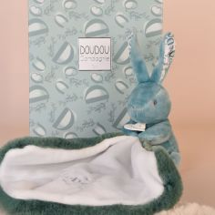 Lapin Doudou vert sauge (10 cm)