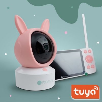 Babyphone vidéo avec caméra 2 en 1 Lapin Rose