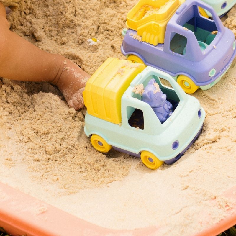 Camion Poubelle Turquoise Simple Ambiance 2