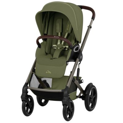 Poussette tout-terrain Talos S Lux 2026 avec nacelle souple Moss Green Cybex