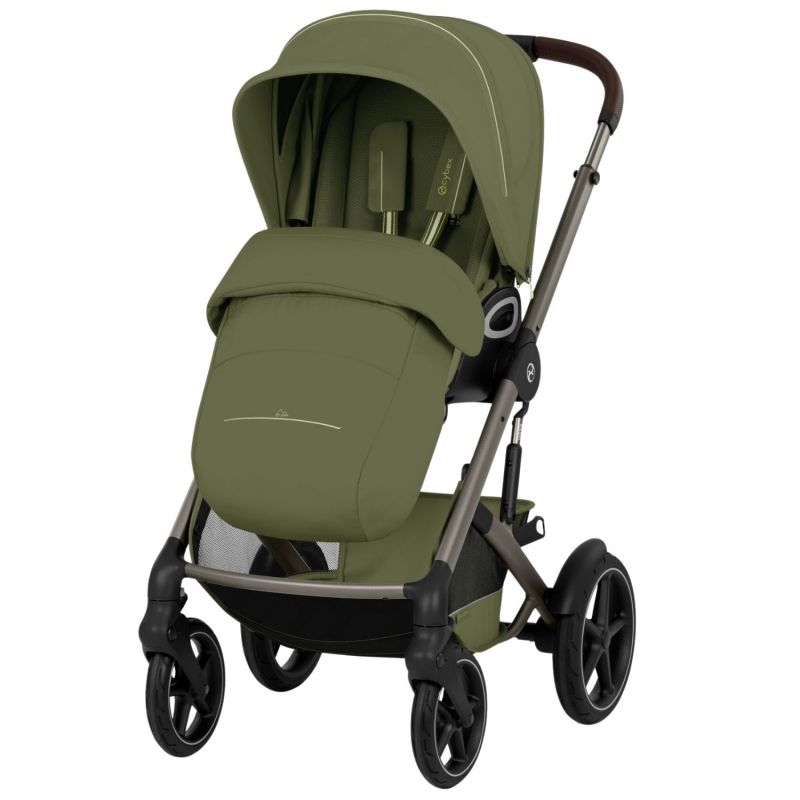 Poussette tout-terrain Talos S Lux 2026 avec nacelle souple Moss Green Cybex Produit 5
