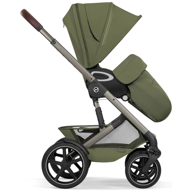 Poussette tout-terrain Talos S Lux 2026 avec nacelle souple Moss Green Cybex Produit 6