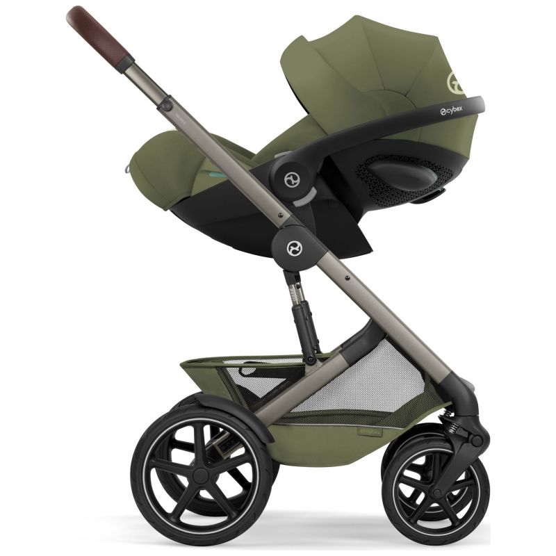Poussette tout-terrain Talos S Lux 2026 avec nacelle souple Moss Green Cybex Produit 8