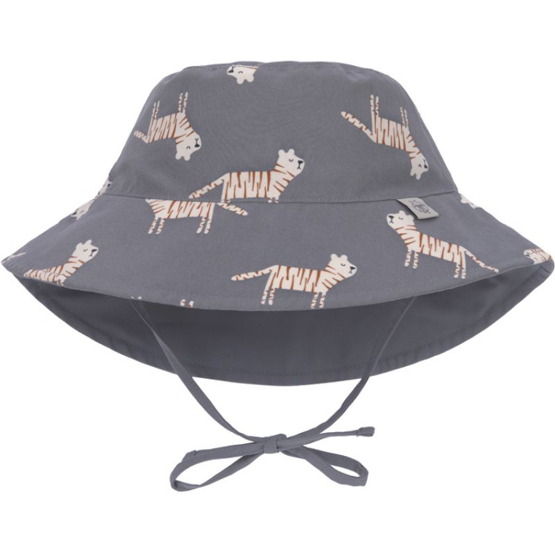 Chapeau anti-UV réversible Tigre gris (3-6 mois) Lässig