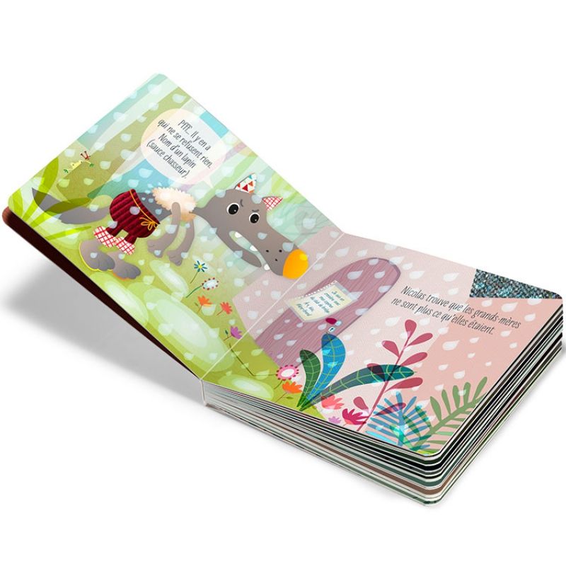 Livre réversible Nicolas et Sasha Lilliputiens Produit ouvert 4