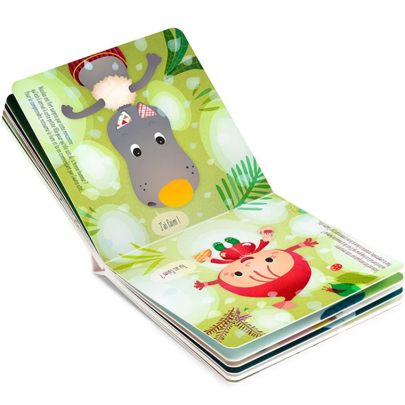 Livre réversible Nicolas et Sasha Lilliputiens Produit ouvert 6